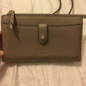 Kate Spade Taupe/grey crossbody